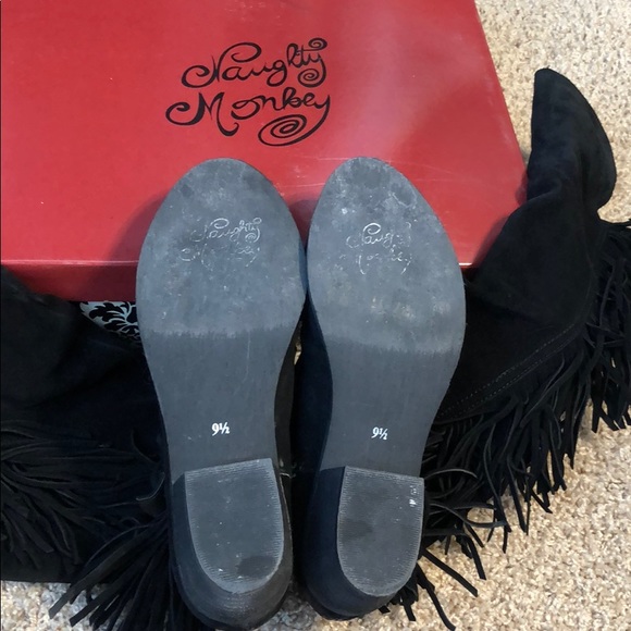 Naughty Monkey Over The Knee Boots - Picture 4 of 4